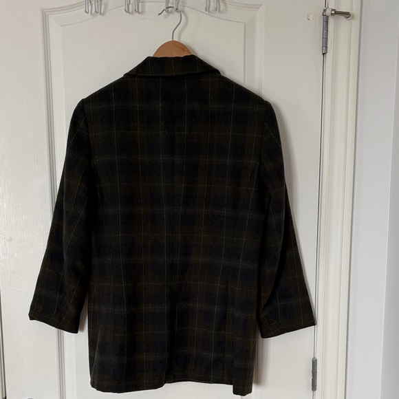 Plaid Button-Up Coat - Picture 4 of 4